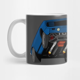 Blue 1969  drag car Mug